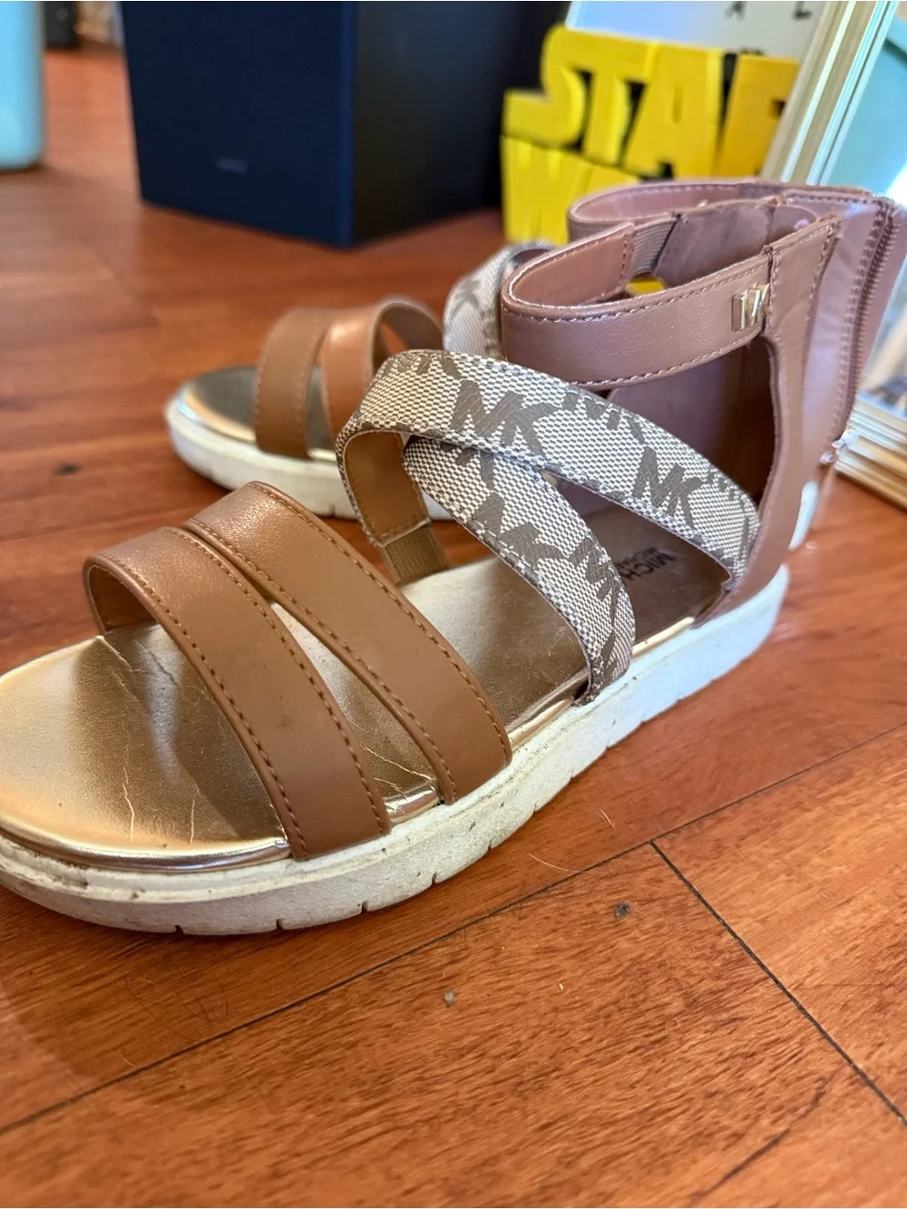 Youth Girls Michael Kors Strappy Sandals